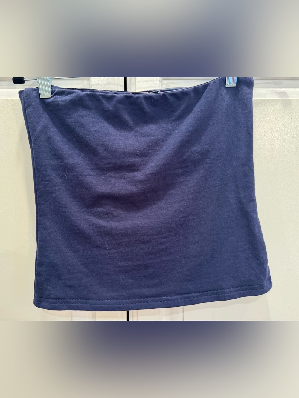 Edikted Navy Blue Strapless Tube Top Size S